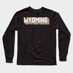 Wyoming State Long Sleeve T-Shirt